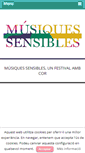 Mobile Screenshot of musiquessensibles.com